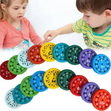 MATH FIDGET SPINNERS 9-piece math fidget spinner teaching enlightenment toy