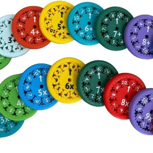 MATH FIDGET SPINNERS 9-piece math fidget spinner teaching enlightenment toy