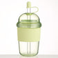 630ML straw cup (with lid/straw) – coffee, milk, tea, water, juice; Ins-style, office-friendly