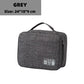 Travel Portable Solid Color Makeup Bag Large Capacity Cosmetic Toiletry  Organizer