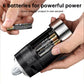 Electric Spice Grinder: Automatic, Gravity-Operated, LED Light, Adjustable Coarseness