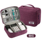 Portable USB Data Line Charger Storage Bag Travel Cable Organizer Waterproof Cable Storage Bag Digital Electronic Organizer