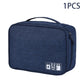 Travel Portable Solid Color Makeup Bag Large Capacity Cosmetic Toiletry  Organizer