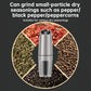 Electric Spice Grinder: Automatic, Gravity-Operated, LED Light, Adjustable Coarseness