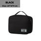 Travel Portable Solid Color Makeup Bag Large Capacity Cosmetic Toiletry  Organizer
