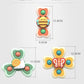 3pcs cartoon baby bath toy bee butterfly snail insect cute rotating fidget spinner toy with suction cup for kids gifts wholesale