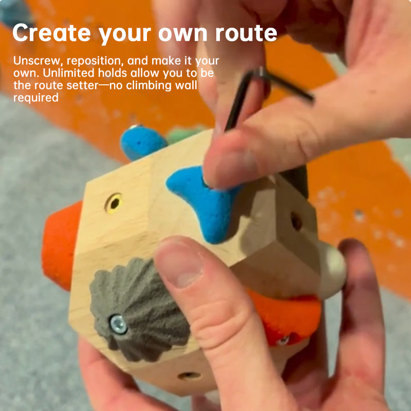 Handmade Boulder: Climbing Support, Strength Building, Exact Decor, Gift