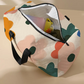 White Floral Quilted Tote Bag