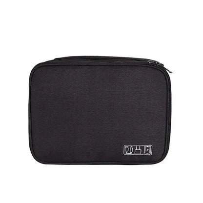 Portable USB Data Line Charger Storage Bag Travel Cable Organizer Waterproof Cable Storage Bag Digital Electronic Organizer