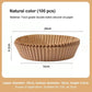 50/100pc Silicone Oil Paper Holder For Air Fryers Disposable Baking Oil Absorbing Baking Tray Paper Food Grade Non Stick Kitchen