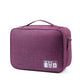 Travel Portable Solid Color Makeup Bag Large Capacity Cosmetic Toiletry  Organizer