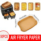 Air Fryer Disposable Paper Parchment Wood Pulp Steamer Cheesecake Air Fryer Accessories Baking Paper for Air Fryer