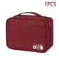 Travel Portable Solid Color Makeup Bag Large Capacity Cosmetic Toiletry  Organizer