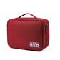 Travel Portable Solid Color Makeup Bag Large Capacity Cosmetic Toiletry  Organizer