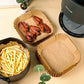 50/100pcs Square Silicone Oil Paper Mini Air Fryer Liner Suitable For Most Air Fryers Non Stick Air Fryer