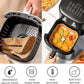 100pcs Non-Stick Air Fryer Liners - Oil & Waterproof Parchment Paper for Baking, Roasting & Microwave Use (Pre-Cut, 8" Round, 45