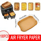Air Fryer Disposable Paper Parchment Wood Pulp Steamer Cheesecake Air Fryer Accessories Baking Paper for Air Fryer