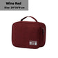 Travel Portable Solid Color Makeup Bag Large Capacity Cosmetic Toiletry  Organizer